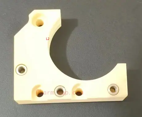 A290-8102-X770 Lower Roller Block(Ceramic) 59x37x20 A290-8119-X762 76*50*20t for FANUC EDM Machine DWC-C,i series — view 3