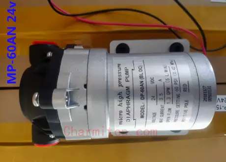 Micro high pressure diaphragm pump DP-60N (brushless DC) DC24V/DP-60AN DC24V — view 2