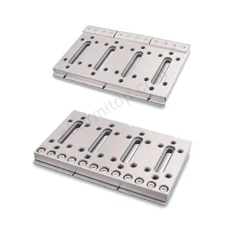EDM Jig Tools Wire EDM Extensions Clamp EW80 Jig Tools CMP-7012-4 120x200x15+5mm SUS440C Jig Holder for EDM Wire Cutting Machine — view 2