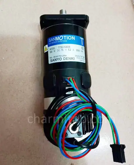 T730-112E59 Sparks Machine DC Servo Motor for Wire Cut EDM Machine/ WEDM-LS Wire Cutting Machine Parts/not encoder — view 2