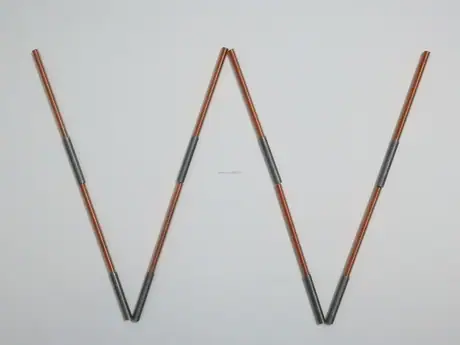 Copper tungsten tapping electrode M5 M6 thread 50/75mm total length for drilling edm machine — view 2