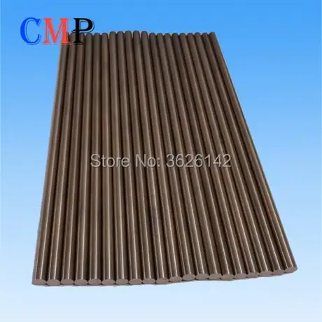 Copper Tungsten Rod CuW75 D3.5 7 12 15mm L200mm Tungsten Copper Electrode EDM Consumable — view 2