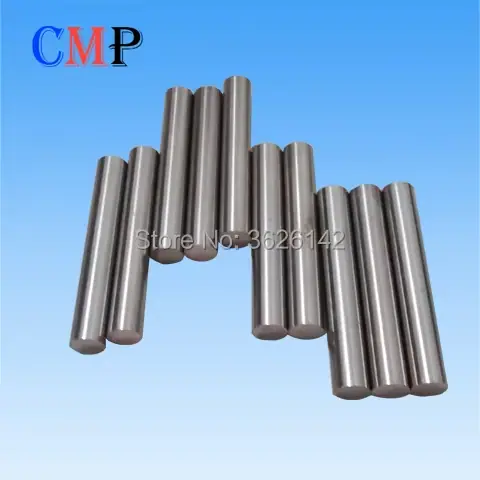 10 pcs Copper Tungsten Rod W75 CuW Dia. 6mm L50mm Tungsten Copper Electrode EDM Consumable