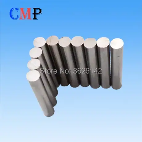 10 pcs Copper Tungsten Rod W75 CuW Dia. 8mm L50mm Tungsten Copper Electrode EDM Consumable