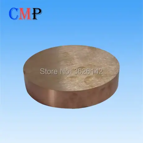 Copper Tungsten Rod CuW75 D125x6mmL Solid Copper Tungsten Alloy Tungsten Copper Round EDM Electrode — view 2