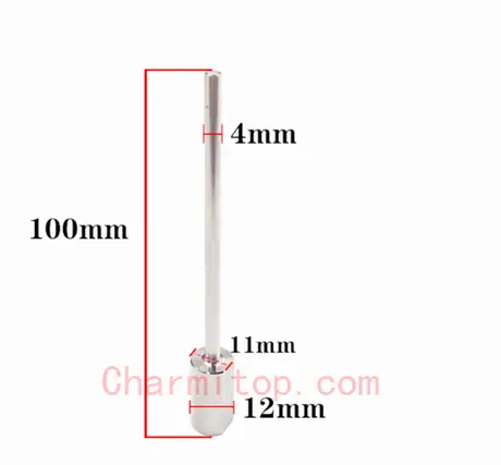 EDM lengthening Electrode Drill Guide , 12*4*100mm, lengthening Electrode Guides , EDM Drilling Parts lengthening Tube Guides