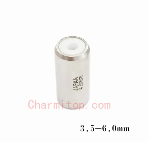 EDM Electrode Drill Guide , 3.5-6.0 ,12*25mm,ceramics , Electrode Guides , EDM Drilling Parts Tube Guides