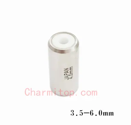 EDM Electrode Drill Guide , 3.5-6.0 ,12*25mm,ceramics , Electrode Guides , EDM Drilling Parts Tube Guides