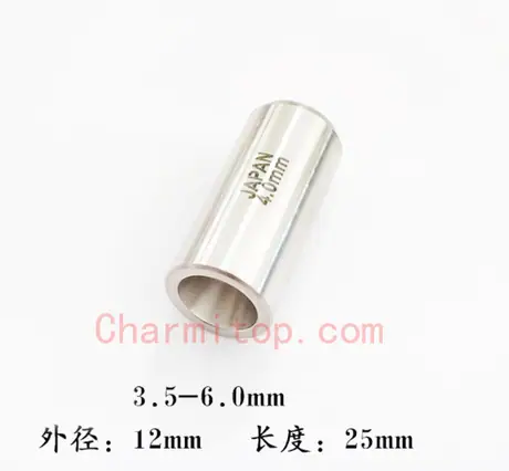 EDM Electrode Drill Guide , 3.5-6.0 ,12*25mm,ceramics , Electrode Guides , EDM Drilling Parts Tube Guides — view 2