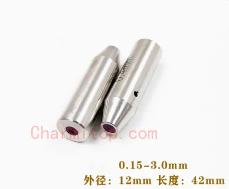 EDM Electrode Drill Guide , 0.15-3.0,12*25/12*42mm,Ruby , Electrode Guides , EDM Drilling Parts Tube Guides — view 4