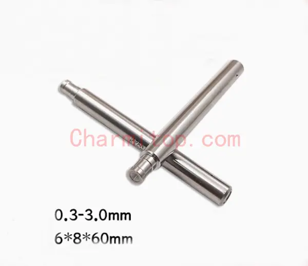 EDM Electrode lengthening Drill Guide , 0.3-3.0,6*8*60mm,ceramics , lengthening Electrode Guides , EDM Drilling Parts Tube Guide