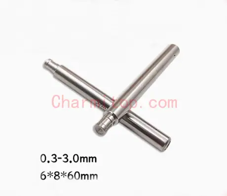 EDM Electrode lengthening Drill Guide , 0.3-3.0,6*8*60mm,ceramics , lengthening Electrode Guides , EDM Drilling Parts Tube Guide