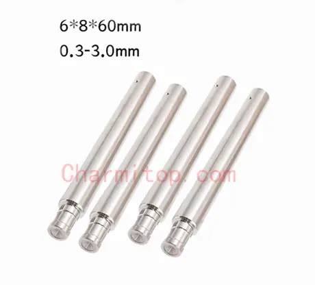 EDM Electrode lengthening Drill Guide , 0.3-3.0,6*8*60mm,ceramics , lengthening Electrode Guides , EDM Drilling Parts Tube Guide — view 3