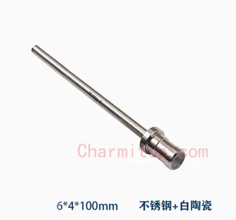 EDM Electrode Drill Guide , 6*4*100/6*3*80mm ceramics , lengthening Electrode Guides , EDM Drilling Parts Tube Guides — view 3