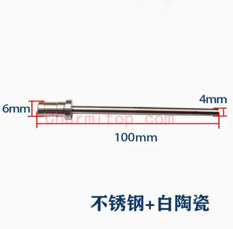 EDM Electrode Drill Guide , 6*4*100/6*3*80mm ceramics , lengthening Electrode Guides , EDM Drilling Parts Tube Guides — view 4