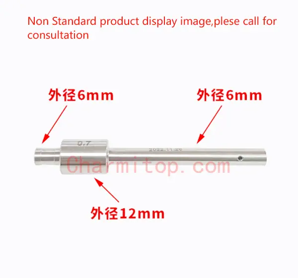 EDM Electrode Drill Guide , 6*12*80mm ceramics , Non-standard products,lengthening Electrode Guides , EDM Drilling Parts Tube Guides