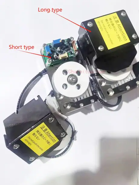 Wire Cut EDM tension roller S462 with detector card (Long Type) for sodick edm machine parts — view 2
