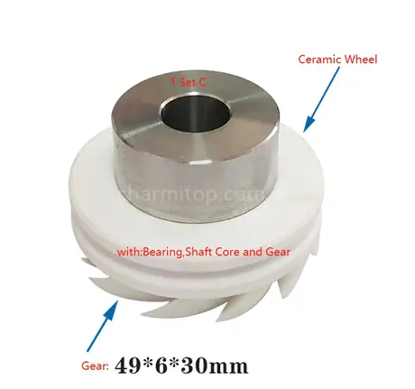 332014034 Ceramic Roller for Charmilles Wire Cut EDM Machine / WEDM-LS Wire Cutting Machine Parts — view 3