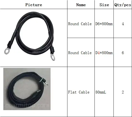 Fanuc Lower Head WEDM Cable D6x800mm /Makino EDM cable D4x800mm for wire cut EDM machine