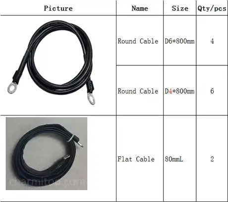 Fanuc Lower Head WEDM Cable D6x800mm /Makino EDM cable D4x800mm for wire cut EDM machine