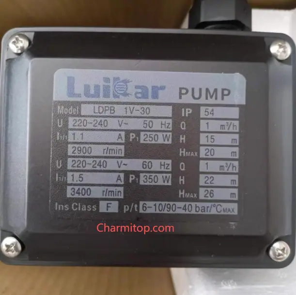 LDPB 1V-30 220V Middle wire water pump high pressure water pump