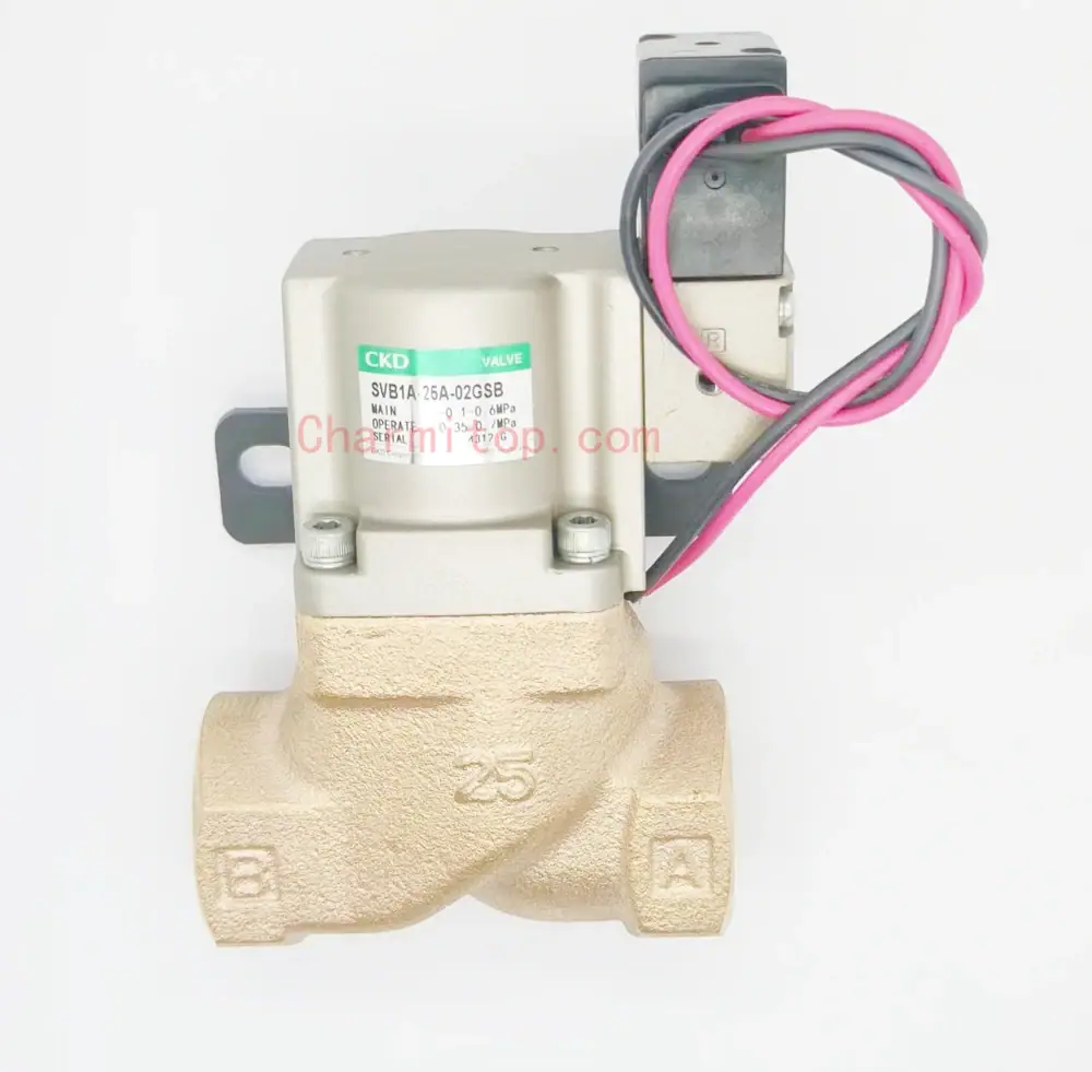 CKD Valve SVB1A-25A-02GSB DC24V Pneumatic Valve Solenoid Valve