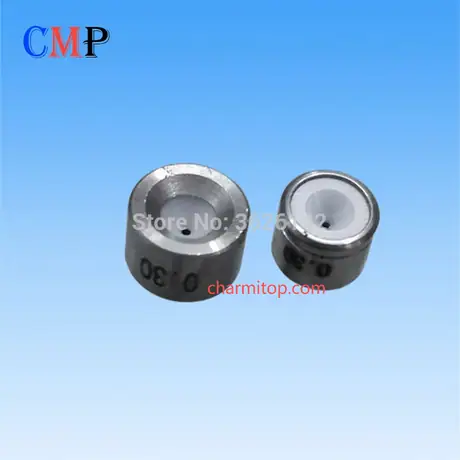 Diamond Guide 0.25mm C101 C102 Wire Guide Upper 100432511 Lower 100430586 for Charmilles Wire cut EDM Machine 2pcs/pair — view 2