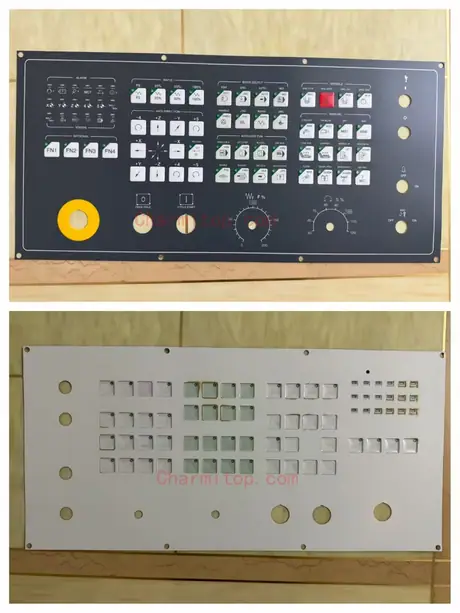 CNC operation panel manual keyboard sheet membrane for Xiehong HCMC-2082 CNC machine tool — view 5