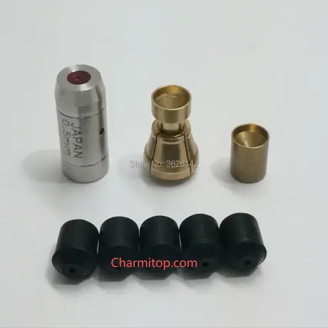 TS Guide Set Sodick K1C Guide Suit 0.2-3.0 Collet Pipe Guide Seal Rubber (Color Random) for Sodick SSG Small-hole Drilling EDM