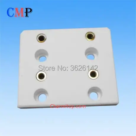 Isolator Plate Ceramic LT301 LT302 76x64x12mm for ACCUTEX EXCETEK EDM — view 2
