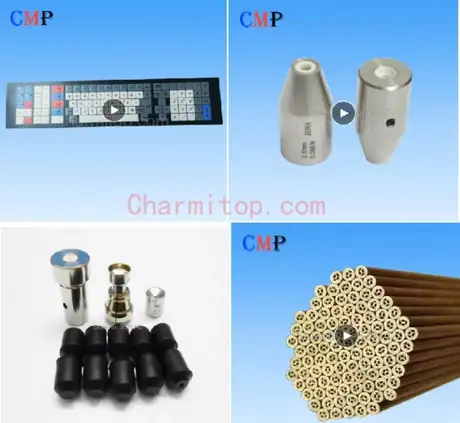TS Guide Set Sodick K1C Pipe Guide C140D Brass Single/Multi Channel Keyboard Panel Film for Sodick drilling EDM K1C