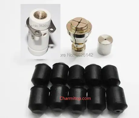 TS Guide Set Sodick K1C Guide Suit 0.2-3.0 Collet Pipe Guide Seal Rubber Ceramic for Sodick SSG Small-hole Drilling EDM Machine