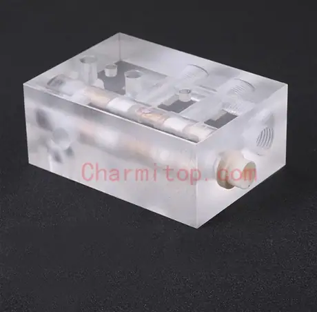 Outlet nozzle suction seat SD467 91.5*65*39T fot Sodick Wire Cut EDM Machine — view 2