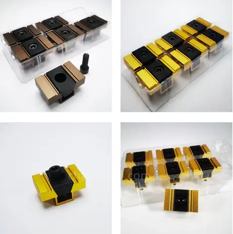 M6/M8 Bi-directional reinforced OK Vise / MINI OK Wedge Clamps Precision Modular Single Vise — view 6