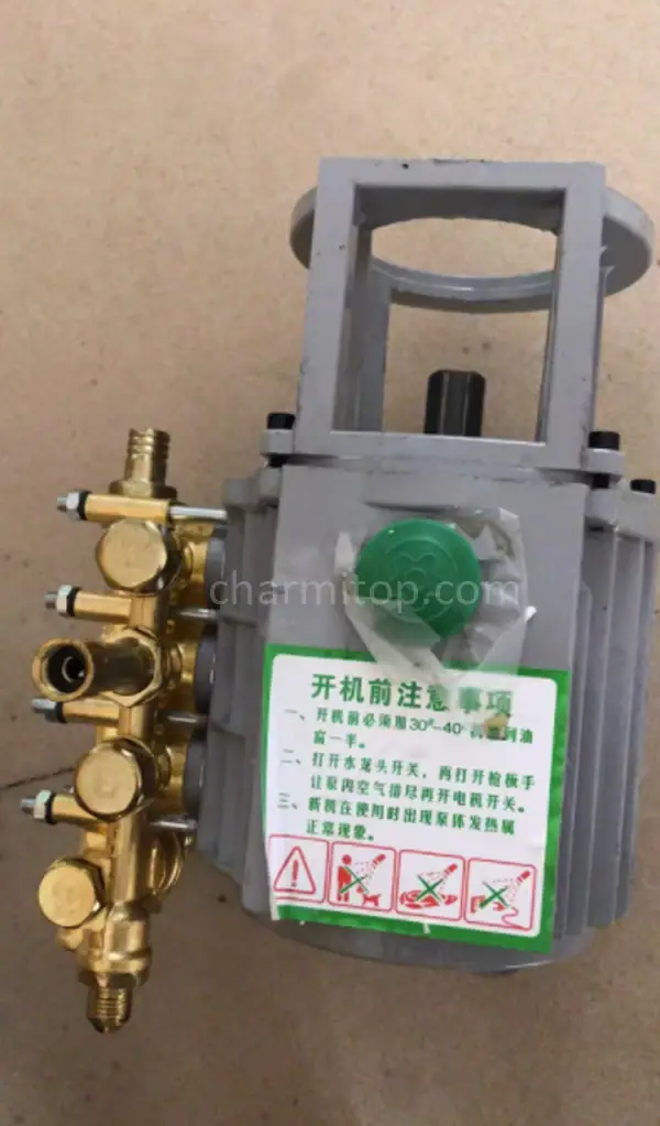 EDM drilling machine high pressure water pump with connecting shaft