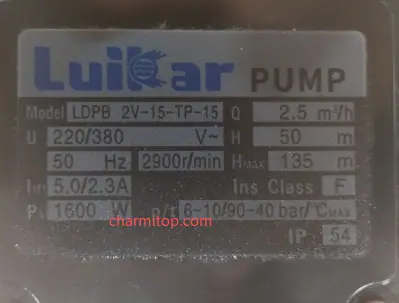 Pump LDPB 2V-15-TP-15 380V 50Hz 2900r/min for Machine parts — view 2