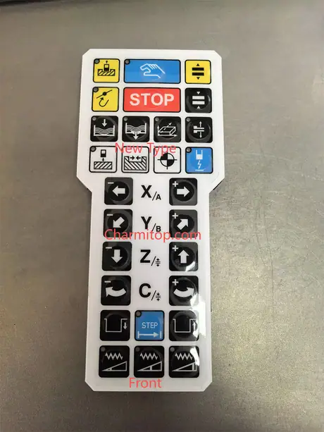 Completed remote control box with cable for charmilles ROBOFORM 30 emd machine — view 2