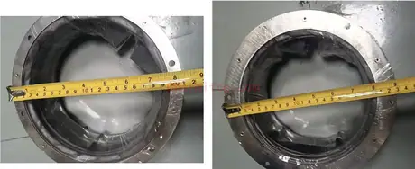 Sodick AQ750L Bellows (One end has a diameter of 21cm, and the other end has a diameter of 23cm) for Sodick Wire Cut EDM Machine