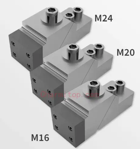 Precision OK small clamp / vise / flat-jaw pliers / locking pliers M8/M10/M12/M16/M20/M24 — view 2