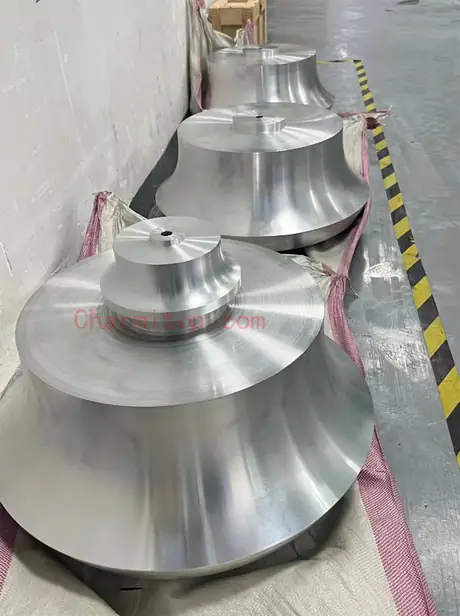 TC4 titanium compressor impeller titanium blades — view 1