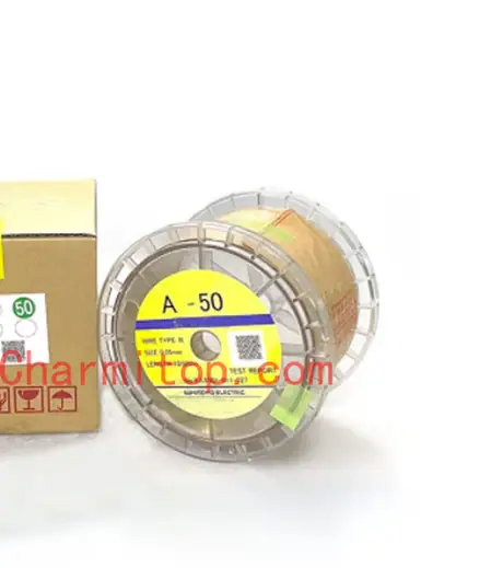 Wire Cut EDM Machine parts High-precision brass wire A-50/A-70 0.05mm (10000m) / 0.07mm (10000m) for Wire Cut EDM Machine — view 2