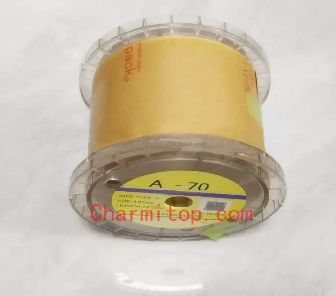 Wire Cut EDM Machine parts High-precision brass wire A-50/A-70 0.05mm (10000m) / 0.07mm (10000m) for Wire Cut EDM Machine