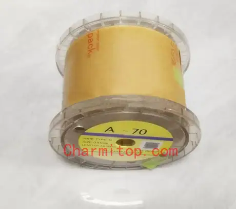 Wire Cut EDM Machine parts High-precision brass wire A-50/A-70 0.05mm (10000m) / 0.07mm (10000m) for Wire Cut EDM Machine