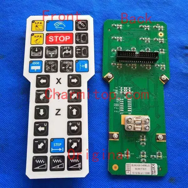 Wire Cut EDM Remote control box Panel 500059777/135011393(135011385/135007990) for Char milles Wire Cut EDM Machine FI240