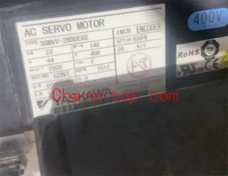 Machine Parts SGMVV-2BDDE6S 22kw 140N.m 1500min 44A 400V — view 3