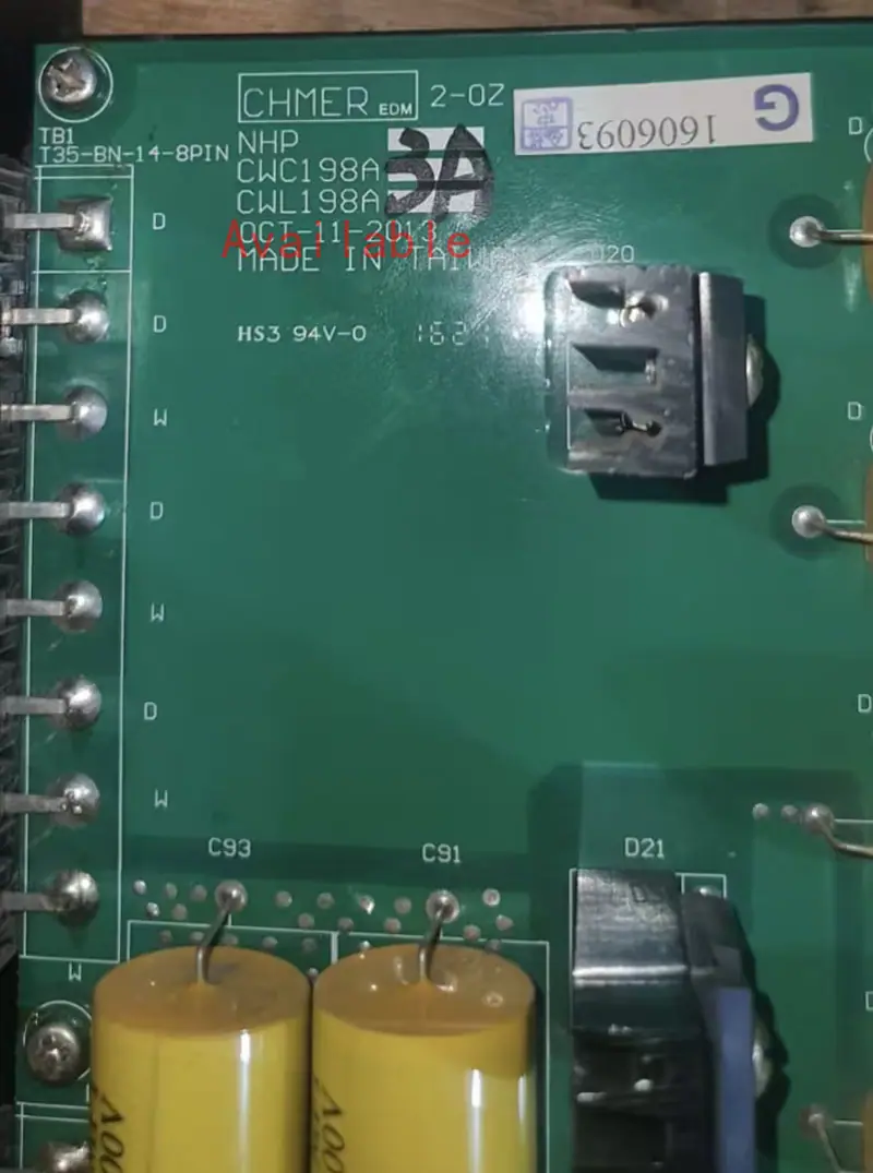 CWC198A Wire Cut EDM Machine parts circuit board for chmer Wire Cut EDM Machine