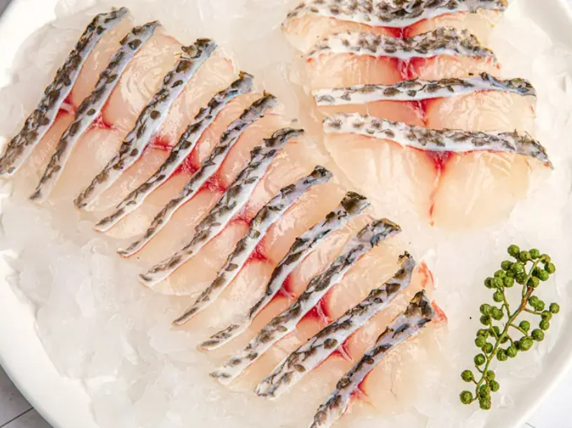 Frozen fish slices for Suan Cai Yu pure and starched - view 1