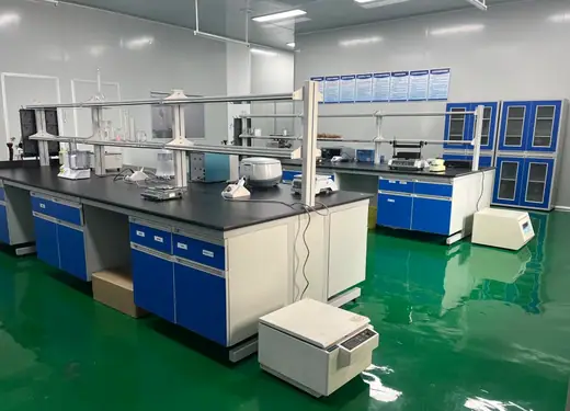 In-house laboratory running microbiological and drug residue testing
