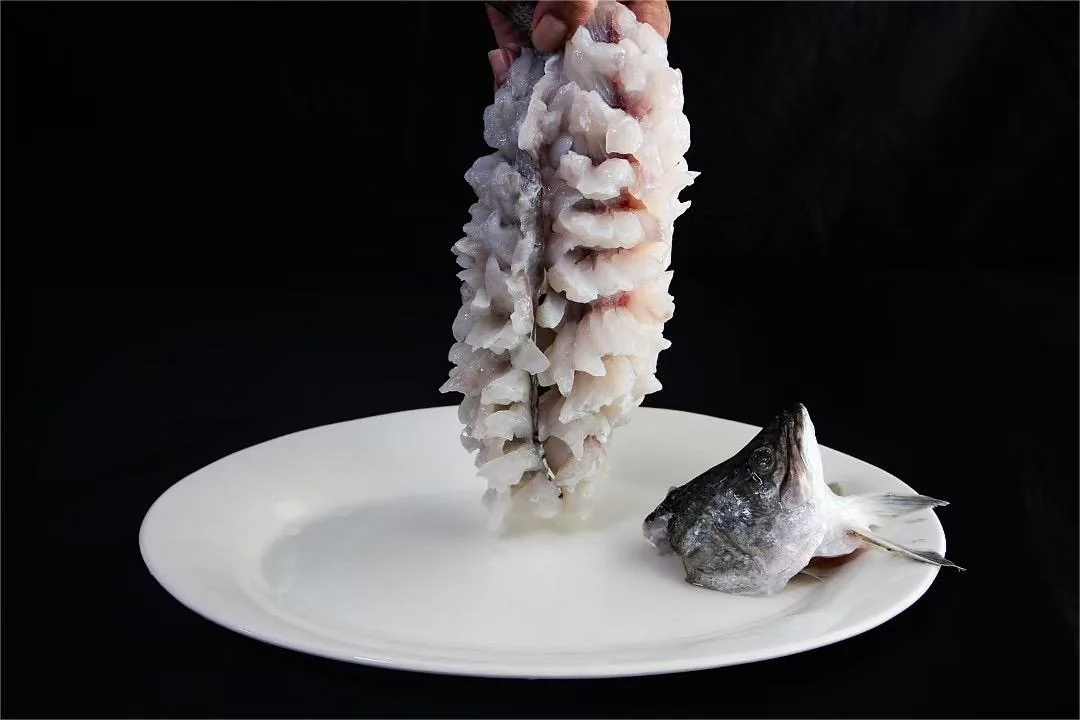 Frozen sweet and sour squirrel fish flower cut and pre fried - view 1