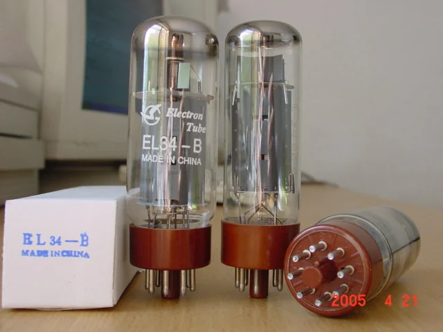 EL34, EL34B Shuguang Electron Tube audio tube supplied by HAN Trade